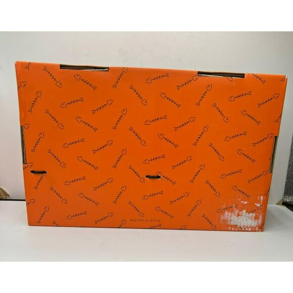 Rae Dunn Artisan Collection Halloween SCAREDY CAT And MEOW Coffee Mugs Lids Set - Picture 4 of 4